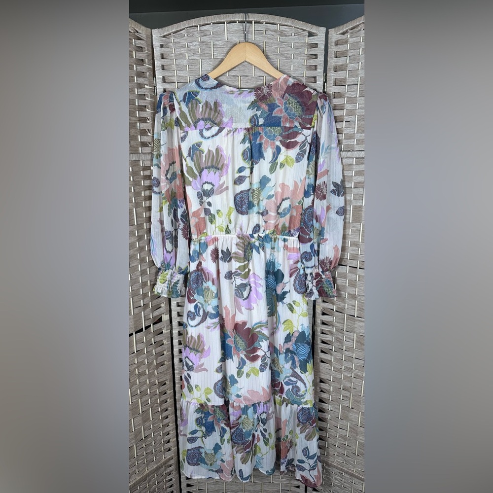 NWT Soft Surroundings Floral Print Maggie Dress - Size Large - Picture 8 of 11